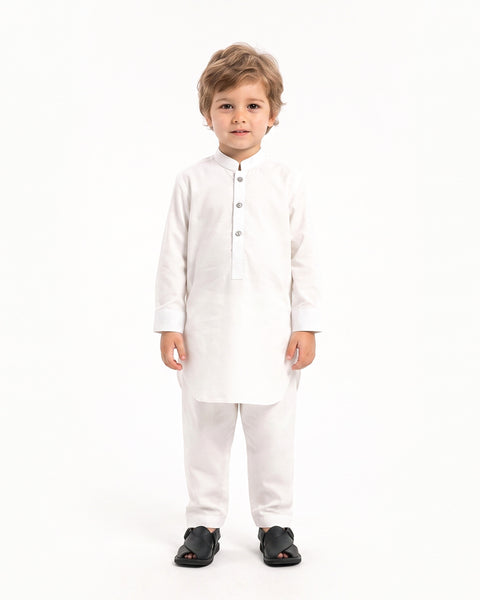 Boys' Plain Shalwar Kameez