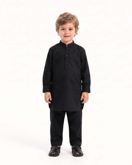 Boys' Plain Shalwar Kameez