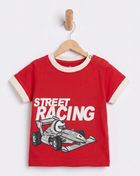 Newborn Boys Interlock T-Shirt