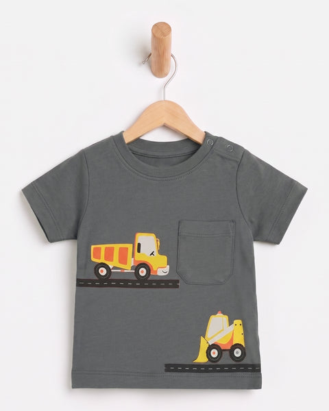 Newborn Boys Interlock T-Shirt