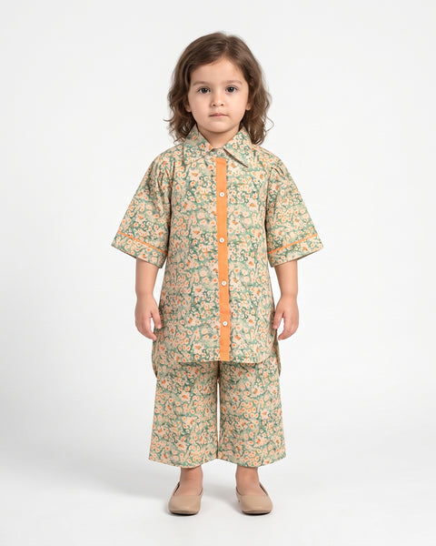 Girls' Fusion Printed 2pc Suit