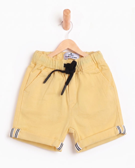 Newborn Boys Regular Twill Shorts