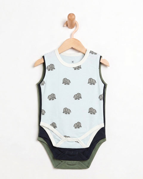 Newborn Boys' Romper 3 PC