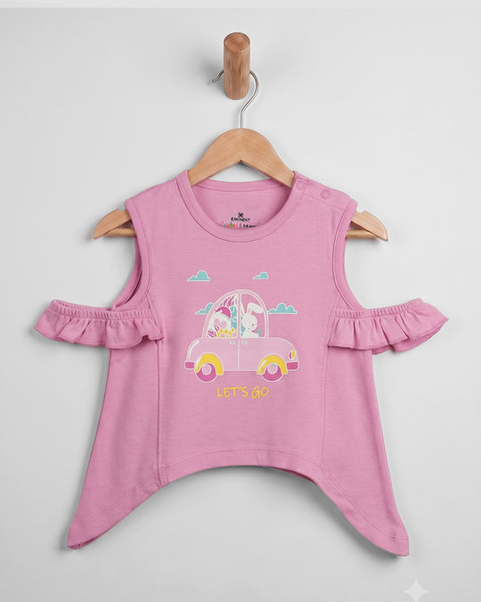 Newborn Girls' Interlock T-Shirt