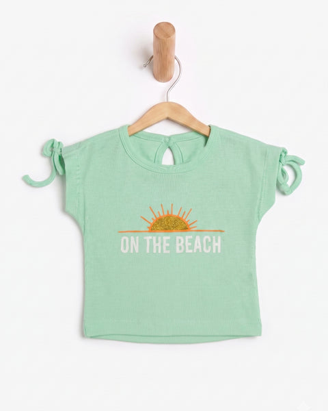Newborn Girls' Half Sleeves T shirt