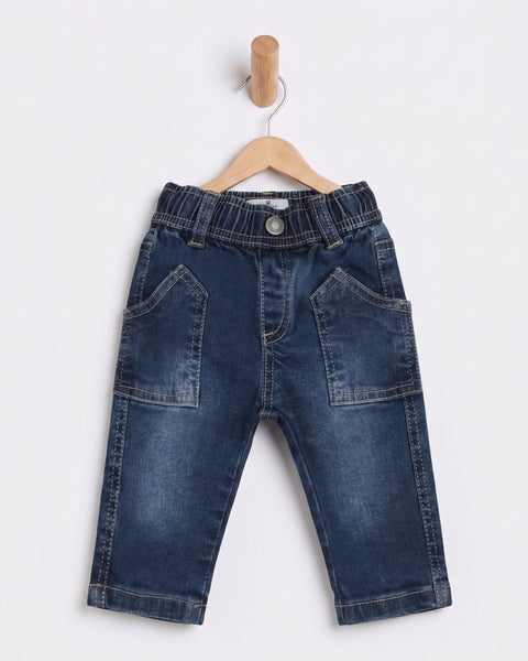 Newborn Boys Straight Denim Pant