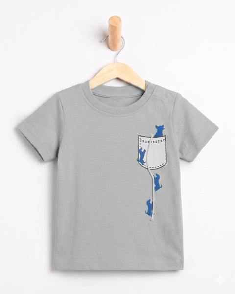 Newborn Boys Half Sleeves T-Shirt