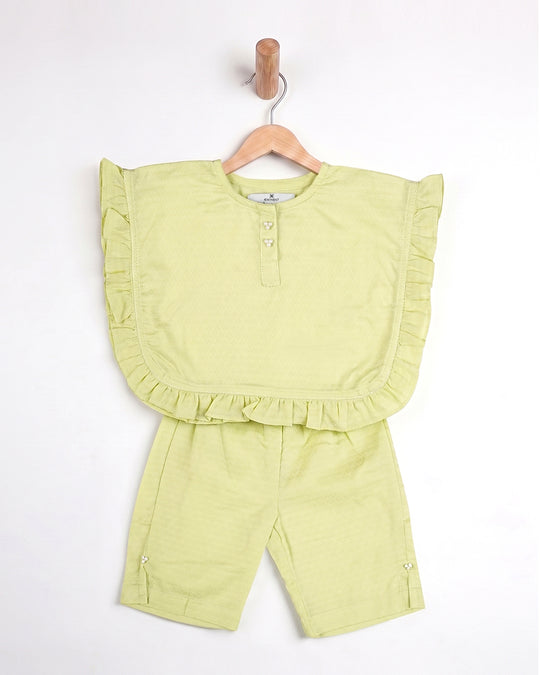 Newborn Girls' Plain Fusion 2Pc Suit