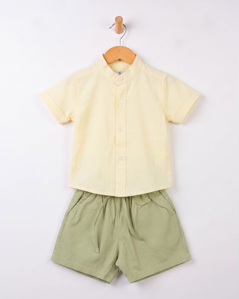 Newborn Boys Cotton Co-Ord Set