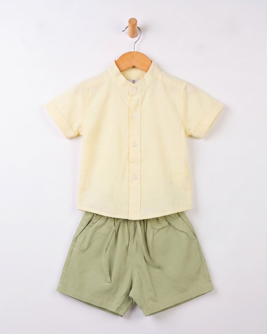 Newborn Boys' Cotton Co-Ord Set