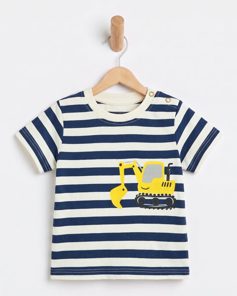 Newborn Boys Interlock T-Shirt