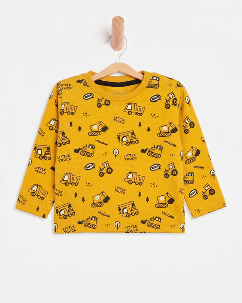 Newborn Boys Full Sleeves T-Shirt