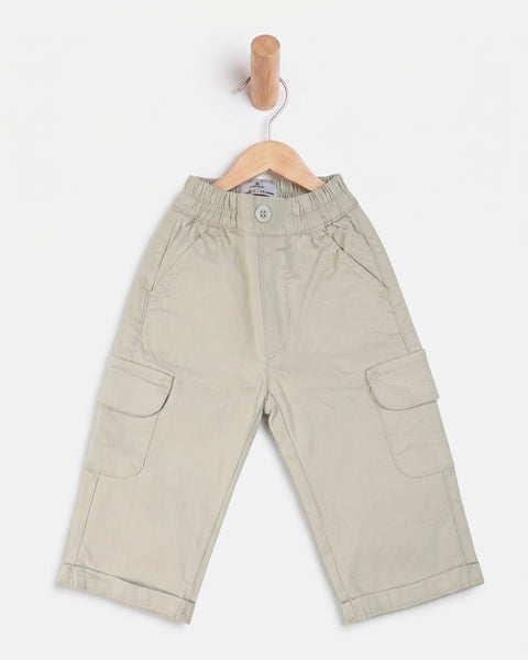 Newborn Boys Regular Twill Pant