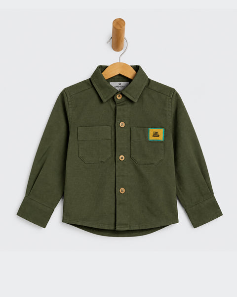 Newborn Boys Woven Co-Ord Top