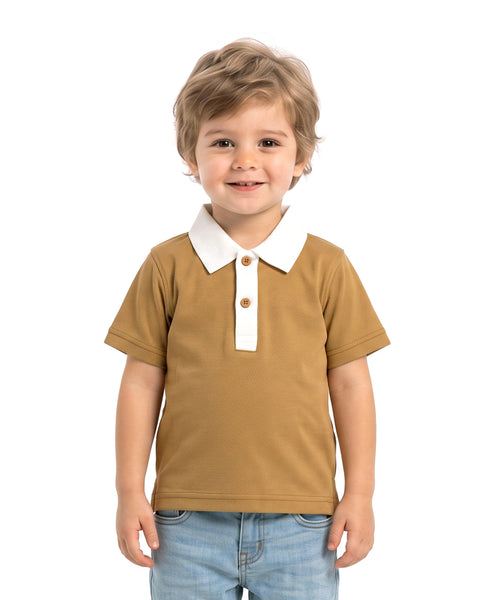 Boys' Half Sleeves Polo T-Shirt