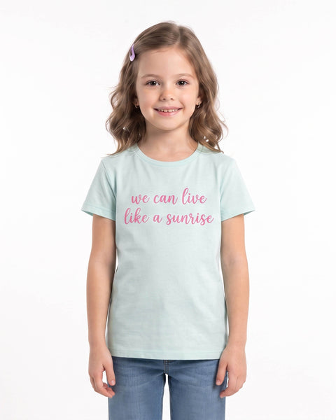 Girls' Half Sleeves T-Shirt