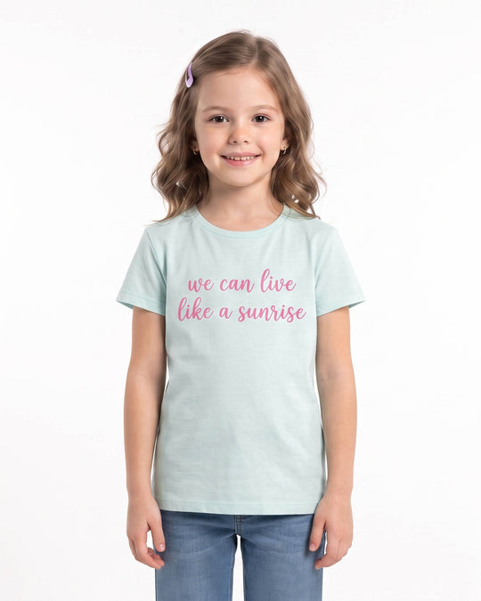 Girls' Half Sleeves T-Shirt