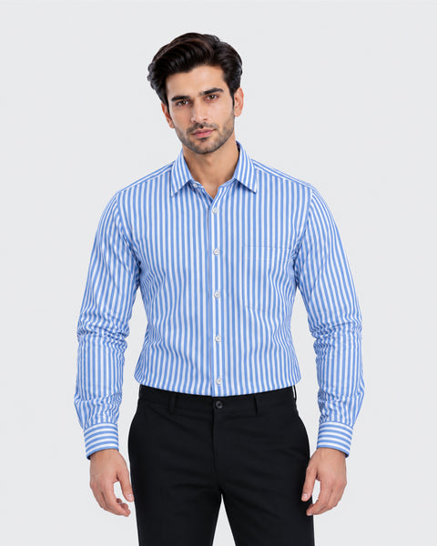 Men's Striped Formal Shirt