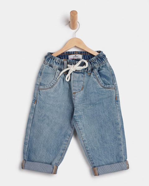 Newborn Girls' Denim Pants