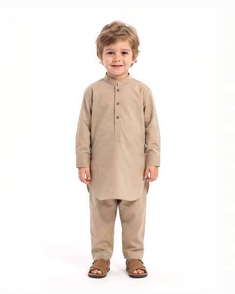 Boys' Plain Shalwar Kameez
