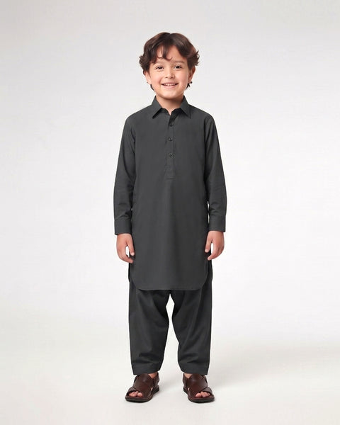 Boys' Plain Shalwar Kameez