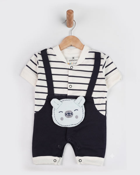 Newborn Boys' Interlock Romper