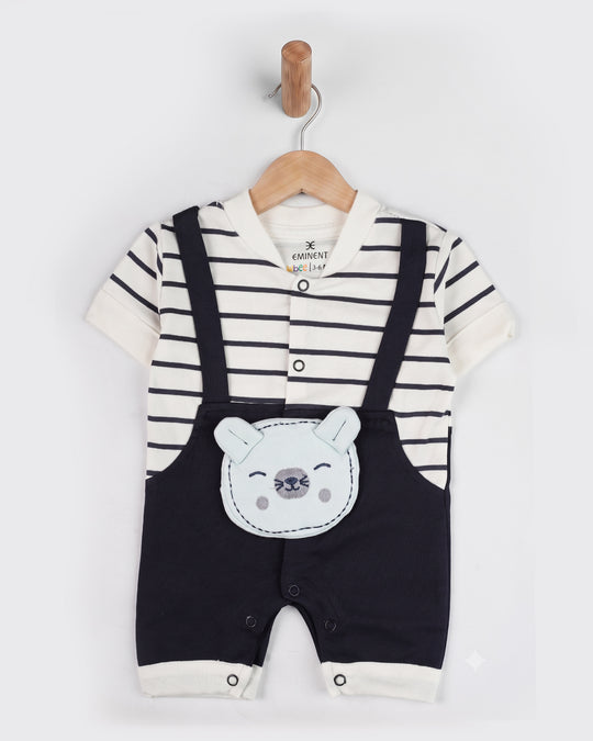 Newborn Boys' Interlock Romper
