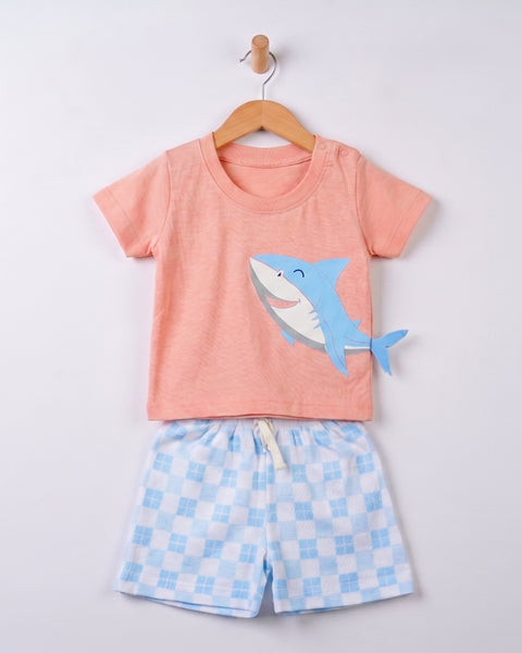 Newborn Boys' Single Jersey Co-Ord Set