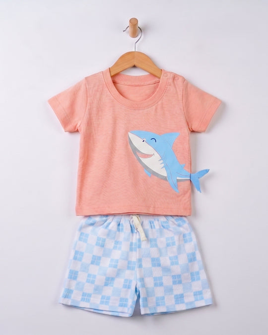 Newborn Boys' Single Jersey Co-Ord Set