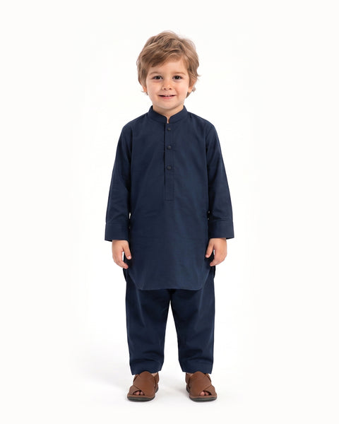 Boys' Plain Shalwar Kameez