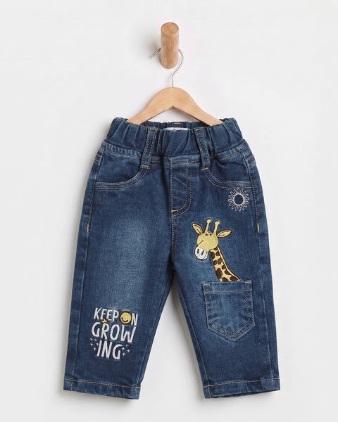 Newborn Boys Regular Denim Pant