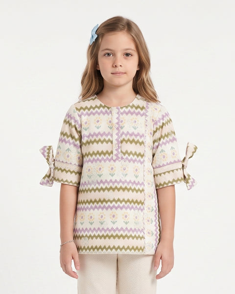 Girls' Essential Printed 1 Pc