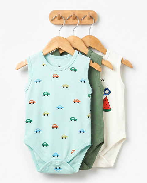 Newborn Boys Romper Set