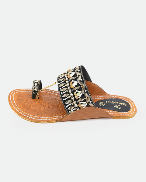 Women's Leather Kolhapuri