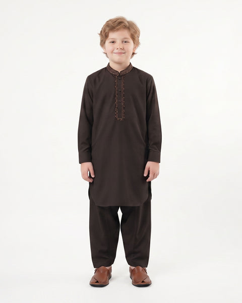 Boys' Embroidered Shalwar Kameez