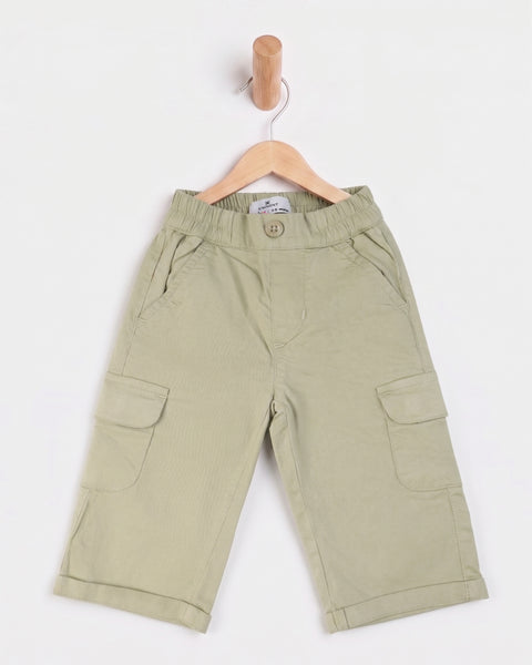 Newborn Boys Regular Twill Pant