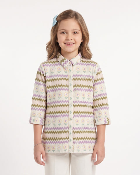 Girls' Essential Printed 1 Pc