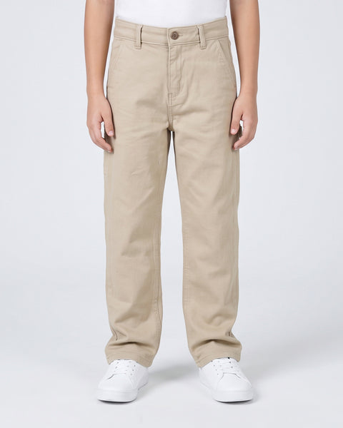 Boys Straight Fit Woven Cotton Pants