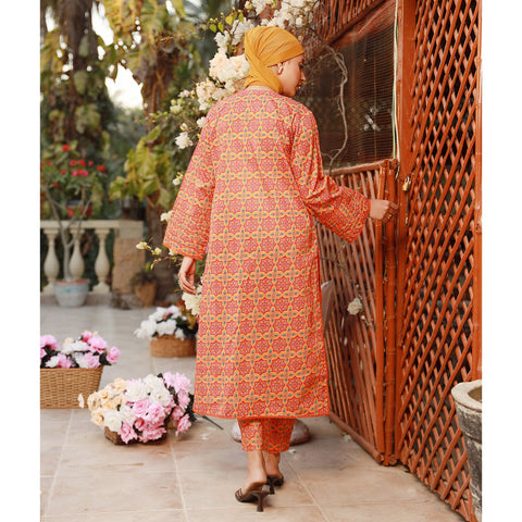 Eminent Printed Doriya Lawn Unstitched Kurti - 1