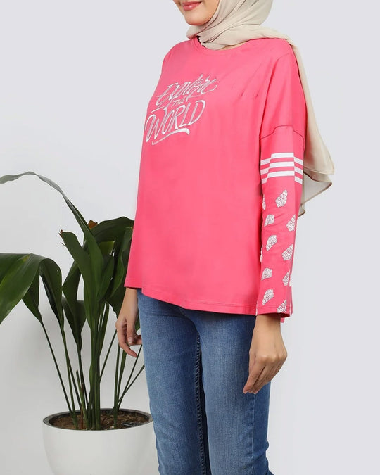 Eminent Women's Full Sleeves T-Shirt - Honey