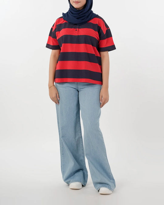 Eminent Women's Half Sleeves T-Shirt - Navy Blue