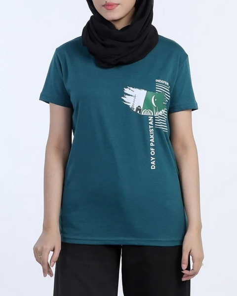 Women's Printed Half Sleeves T-Shirt