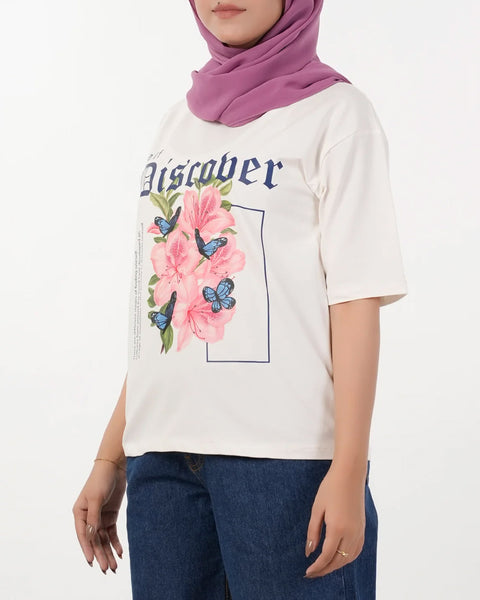 Women's Printed Half Sleeves T-Shirt