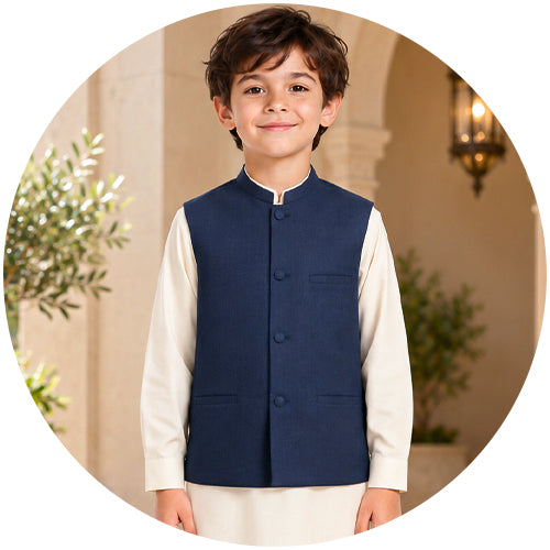 Boys Junior Waist Coats