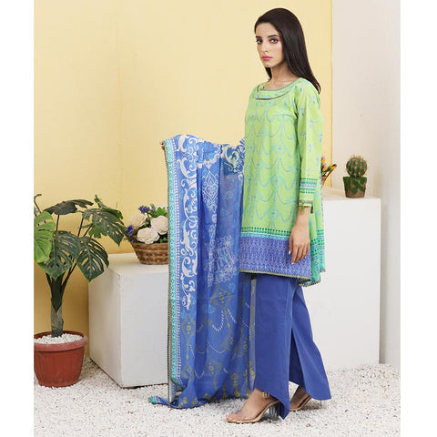 Eminent Digital Lawn 3 Pcs Un-Stitched Suit - 6, Women, 3Pcs Shalwar Suit, Eminent, Chase Value