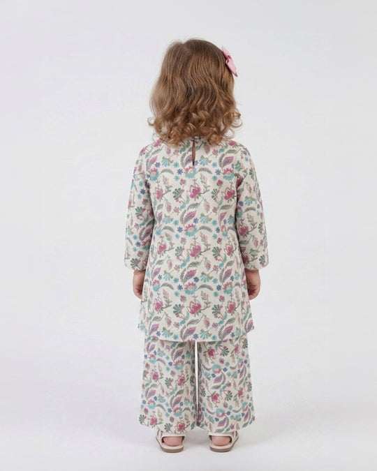 Girls' Fusion Printed 2Pc Suit