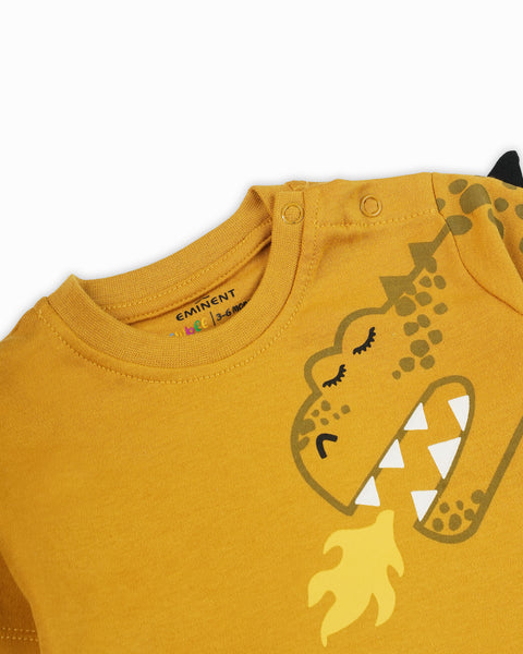 Newborn Boys' Half Sleeves T-Shirt