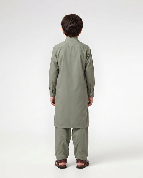 Boys' Plain Shalwar Kameez