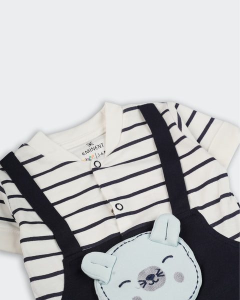 Newborn Boys' Interlock Romper