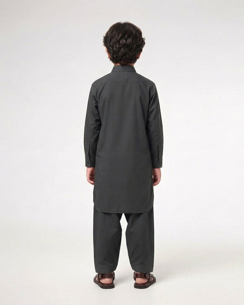 Boys' Plain Shalwar Kameez